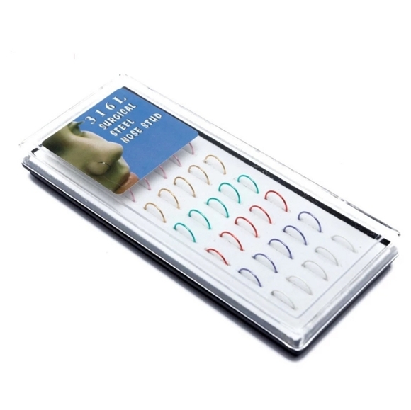 New! 40pcs / lot 8x0.5mm Stainless Steel! - Picture 2 of 3